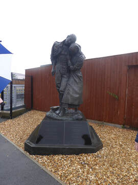Maghull North Train Station Memorial in memory of the first Military Hospital in England to identify and deal with Shell Shock.